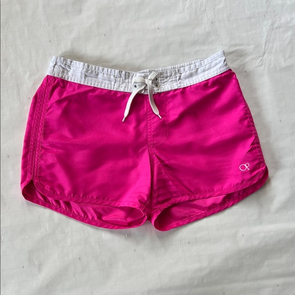 OP Other - OP Girls Pink and White Swim Shorts - L (10/12)